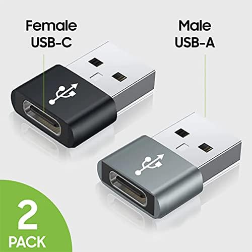 Бърз USB адаптер-C Female USB Male, който е съвместим с вашите Honor 30 Youth за зарядни устройства, синхронизация,