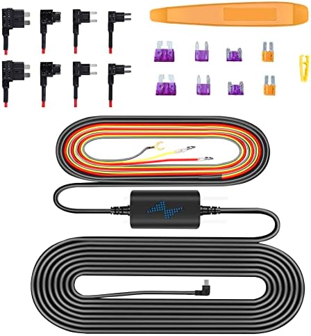 Комплект кабели за видеорегистратора Mini USB, Предпазител от 12-28 до dc 5v / 2, А за видеорегистратора с предпазители