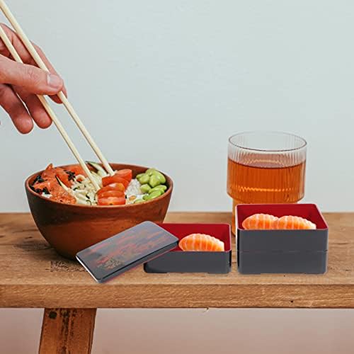 Контейнер за Салата Cabilock, Японската Трехслойная Кутия за Bento, Реколта е Традиционна Кутия За Бонбони, Кутия