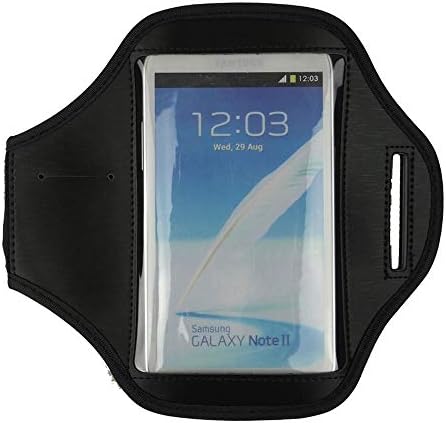 Черна спортно Облекло за джогинг, Защитен държач за мобилен телефон Apple iPhone 11, iPhone Xs, Samsung Galaxy M30s,
