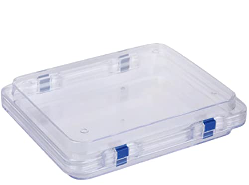 Рассеивающий статично радиация (ESD Безопасни) Пластмасова Мембрана кутия (250x200x50 мм) за съхранение на деликатни