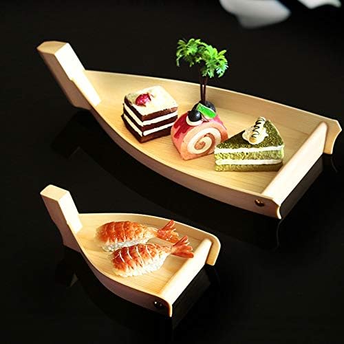 GUANGMING Чиния за суши, Дървена Чиния във формата на лодка, Японска Кухня, Суши Boat Fpr Японски Закуски, Празнични
