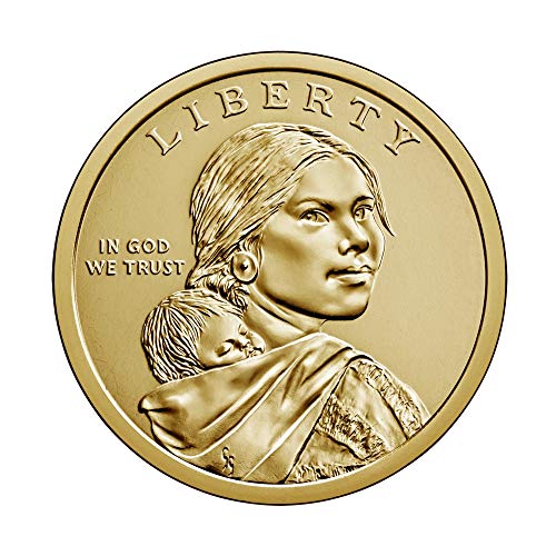Монетен двор на САЩ индейскому долара 2021 г. (сакагавея/Gold)