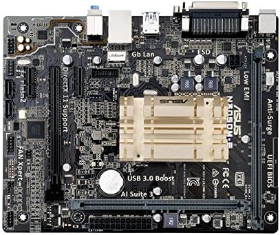 Дънна платка ASUS Intel Celeron процесор Quad-Core SoC без вентилатор microATX (J3455M-E)