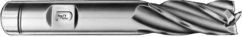 F&D Tool Company 18937-XL372 Торцевая fresa с квадратна чучур с множество канали, С един край, от неръждаема кобальтовой