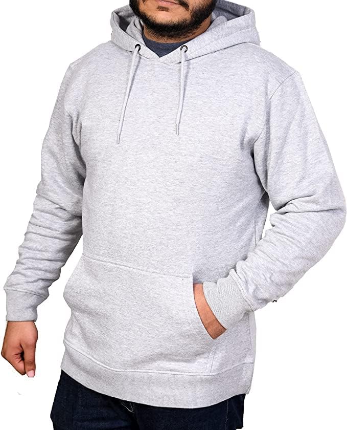 Мъжки Hoody JP, мек вълнен плат Пуловер EcoSmart С качулка, Памучен Руното Hoody С качулка, Пуловер средно тегло