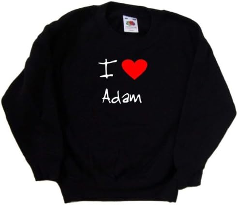Детска hoody I Love Heart Adam Black
