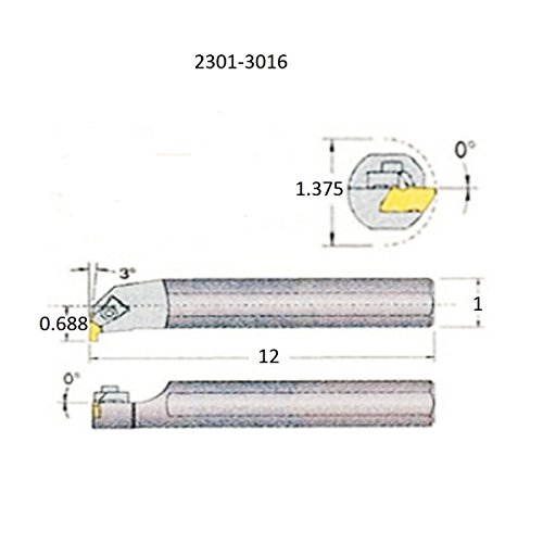 Комплект за притежателите на инструменти за нарязване на вътрешни резби и канали HHIP 2301-3010 S10S-TNER2 Дясната