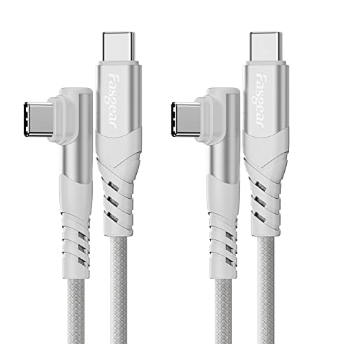 USB кабел C-USB C мощност 100 W - 2 на 3 метра Fasgear USB 2.0 Type C-кабел за PD Type C 5A за бързо зареждане под