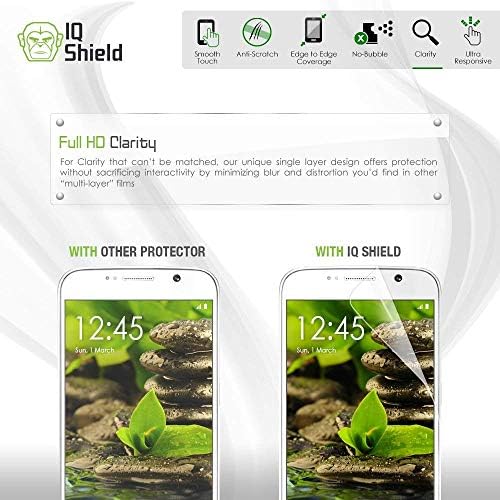 Защитно фолио IQ Shield, която е Съвместима с Samsung Galaxy S7 Edge (пълно покритие), Антипузырьковая Прозрачен