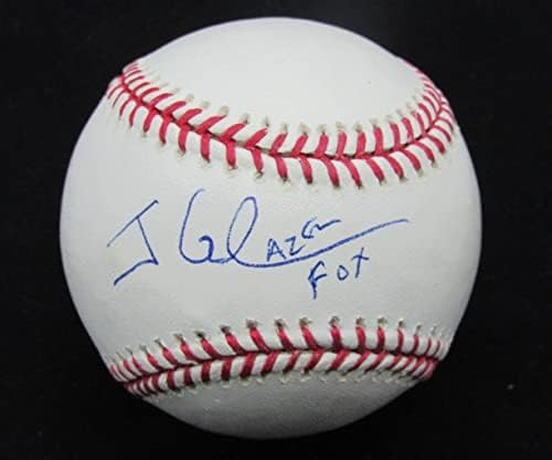 Джей Глейзър С Автограф / с Надпис Fox OML Бейзболна тв водещ - Бейзболни топки с автограф