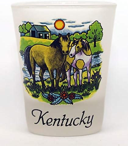 Са подбрани Сувенирни чаша с матови коне от Кентъки