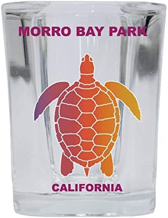 Morro Bay Park Калифорния Спомен Дизайн Дъгова Костенурки Квадратна Чаша
