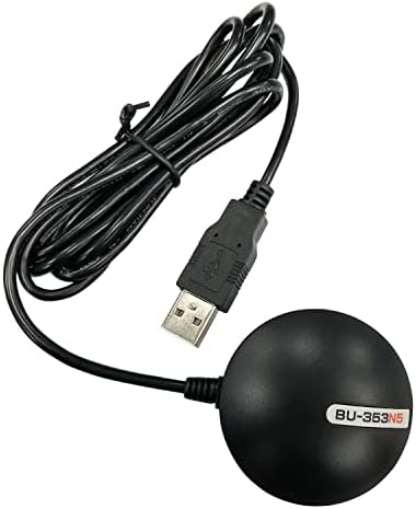 USB-ГНСС приемник GlobalSat BU-353N5, Черен