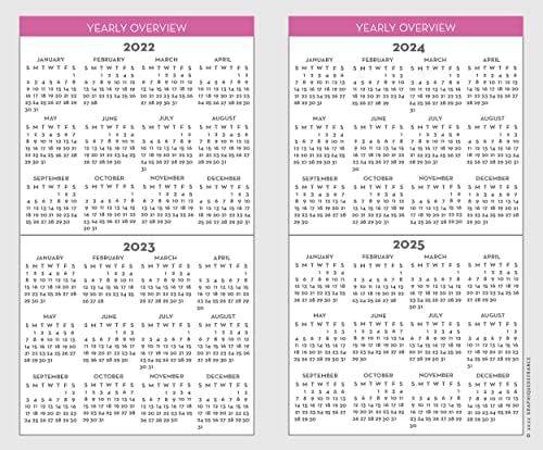 Джобен планер Graphique на 2 г. | Организатор на 29 месеца, август 2022 – декември 2024 | Обръщане на календара