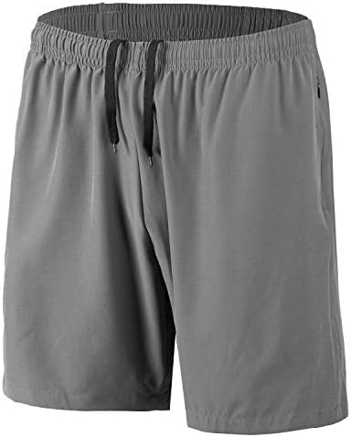 Мъжки Спортни къси панталони HMIYA Quick Dry с Джобове с цип за тренировка и Бягане