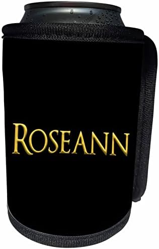 3дРоза Розана популярно женско име в САЩ. Жълто черните. - Опаковки за бутилки-охладители (cc-361709-1)