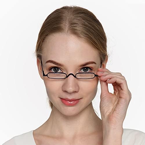 Тънки Мини-Метални Очила За четене Компактни Леки Преносими Ридеры с Футляром за Очила + Очила за четене 2.0