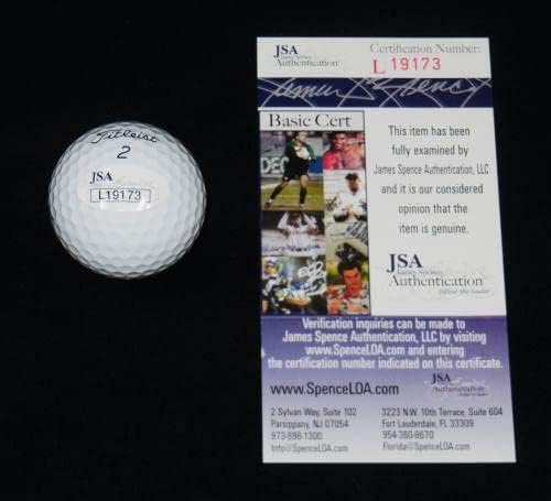 Топката за голф с автограф на Бен Креншоу (зала на Славата / Masters) - Jsa Coa! - Топки за голф с Автограф