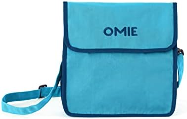 Чанта за обяд OmieBox - Моющаяся, сгъваема, от здрав водоустойчив плат с Вътрешен джоб и външен държач за бутилки.