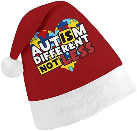Информираността За Аутизма Сърцето Коледна Шапка Персонални Шапка На Дядо Коледа Забавни Коледни Декорации