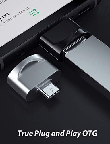 USB Адаптер C за свързване към USB конектора (2 опаковки), който е съвместим с вашите T-Mobile Revvl 2 Плюс за OTG