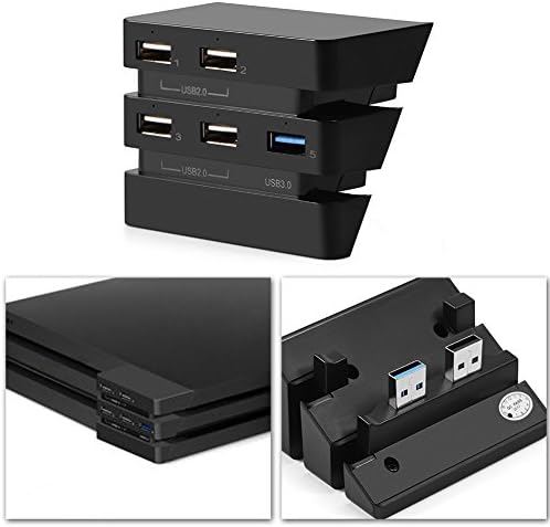 Surebuy Адаптер Хъб на контролера, Адаптер Хъб на Контролера на Разширяване, Многопортовый USB Hub, Уникални Led