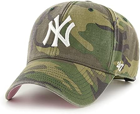 Регулируема шапка за MVP на Ню Йорк Янкис '47 Camo Legend възстановяване на предишното положение, Един Размер за