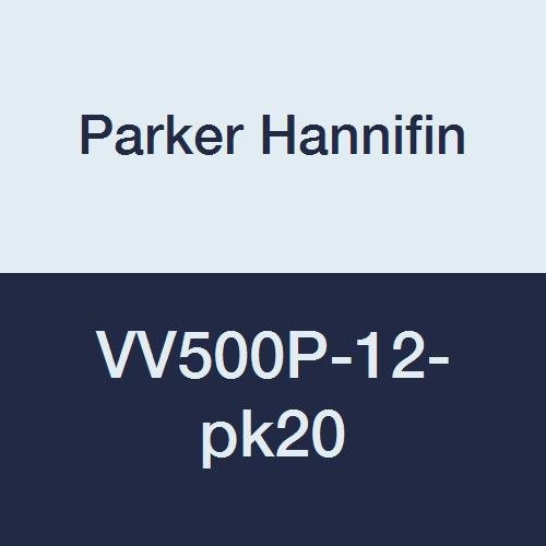 Промишлен сферичен кран Parker Hannifin VV500P-12-pk20, Уплътнение от PTFE, Вентилирани, Вграден, с Вътрешна резба