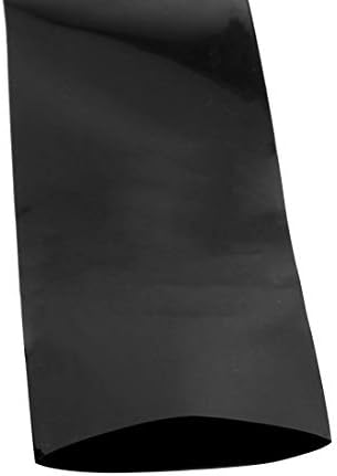 Aexit 70 мм Ширина на Управление на Плосък Кабел с Дължина 5,1 М Свиване Тръба от PVC в Черен Цвят за Кабелни ръкави