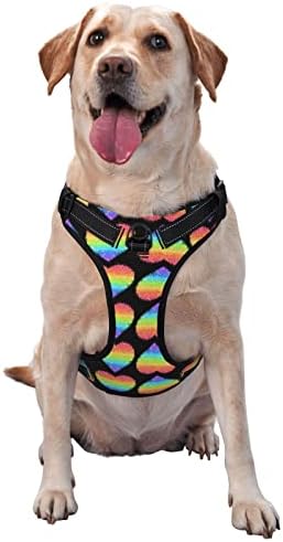 Шлейка за кучета LGBT Gilter Rainbow Gay Пет Регулируеми Градинска Жилетная Шлейка X-Large