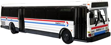 1980 Grumman 870 Подобрен Дизайн Транзитен автобус WMATA Metro Bus 16S Pentagon 1/87 Монолитен под налягане модел