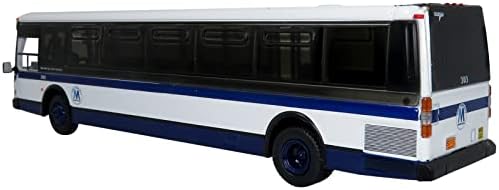 1980 Grumman 870 Advanced Design Transit Bus MTA Ню Йорк градски автобус B64 Кони Айлънд 1/87 Монолитен под налягане модел от Iconic Replicas 87-0408