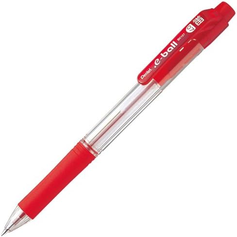 Pentel XBK125-Химикалка писалка на маслена основа, диаметър на топчета 0,02 инча (0,5 мм), Черна, Опаковка от 5